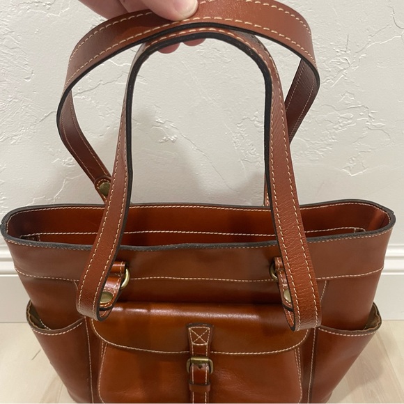 EUC Patricia Nash Bolsena Tote Bag Heritage Collection Tan Brown - Picture 13 of 16